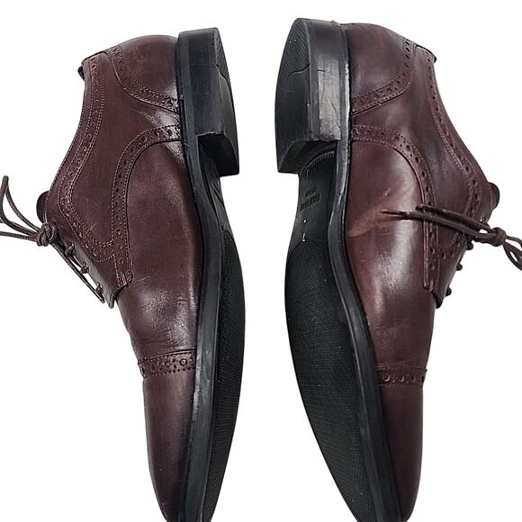 Cole Haan Grand.OS 360 Cap Toe Brown Leather Oxford Shoes Men's Size 10.5 - Picture 5 of 9